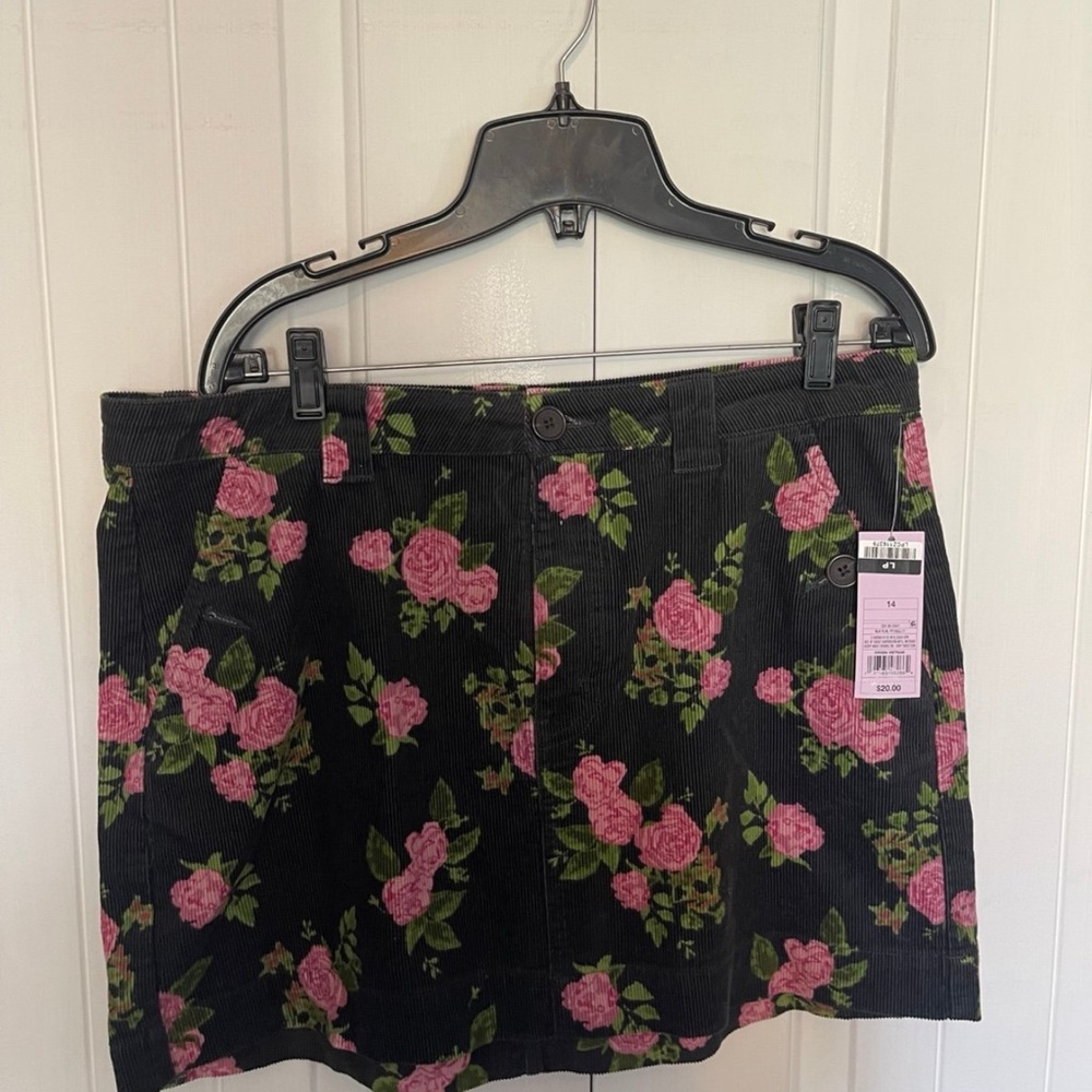 Floral Black Skirt from Target